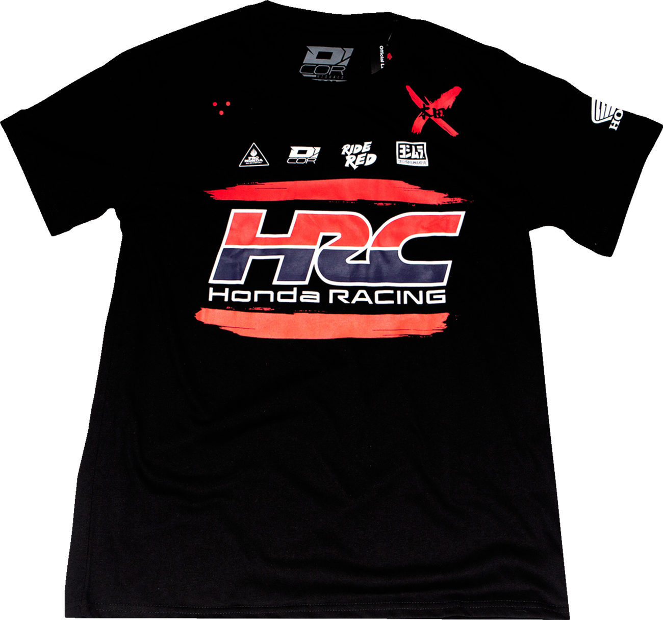 D'COR VISUALS Honda HRC T-Shirt - Black - XL 80-124-4