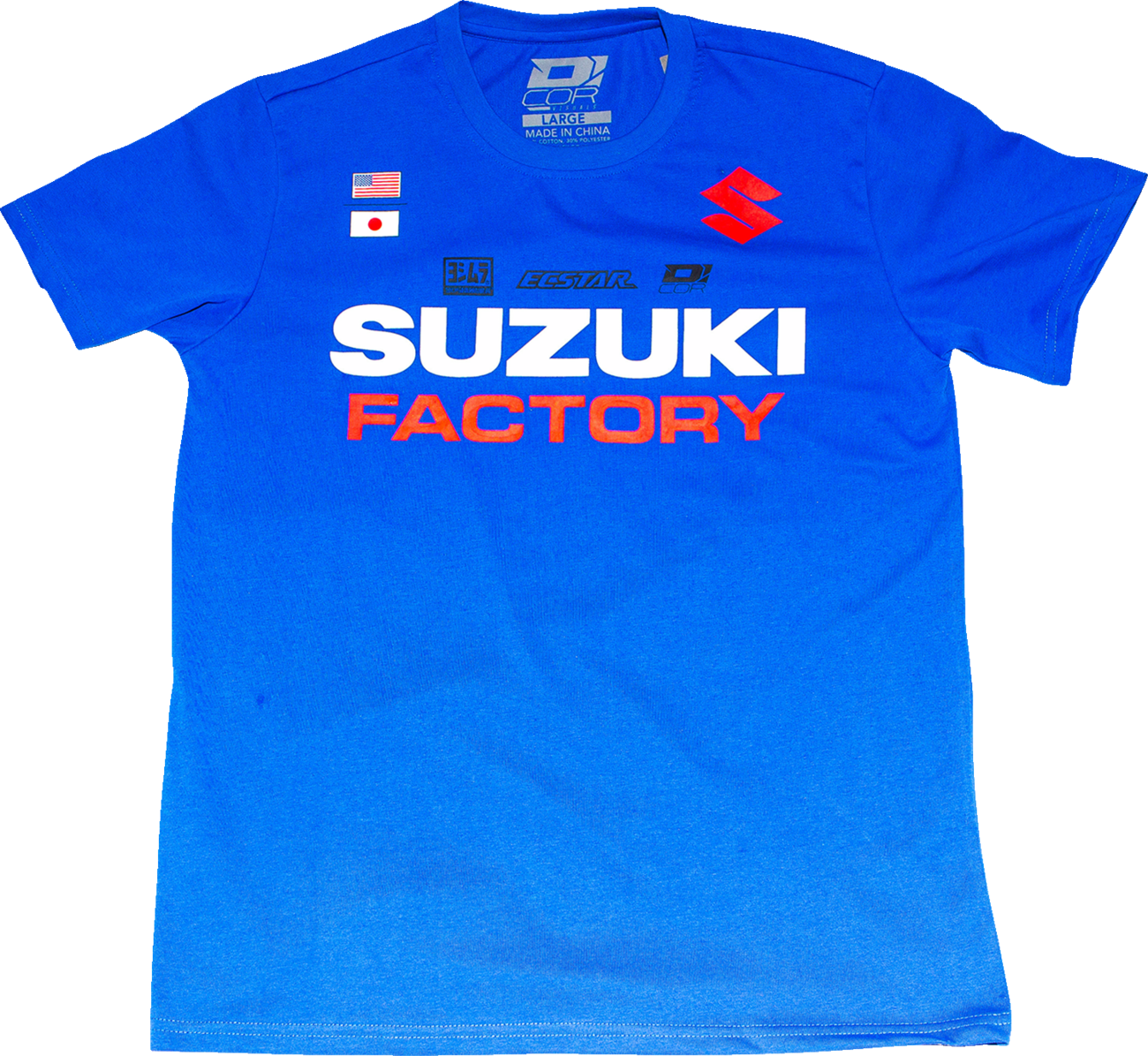 D'COR VISUALS Suzuki Factory T-Shirt - Blue - Medium 80-128-2