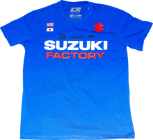 D'COR VISUALS Suzuki Factory T-Shirt - Blue - 2XL 80-128-5