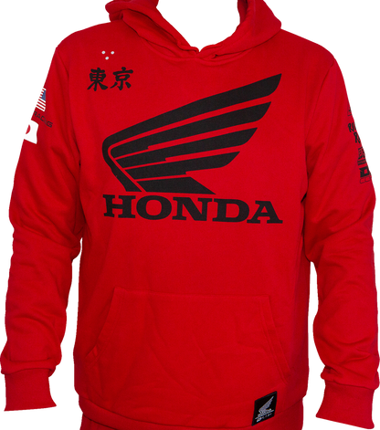 D'COR VISUALS Honda Factory Sweatshirt - Red - 2XL 85-208-5