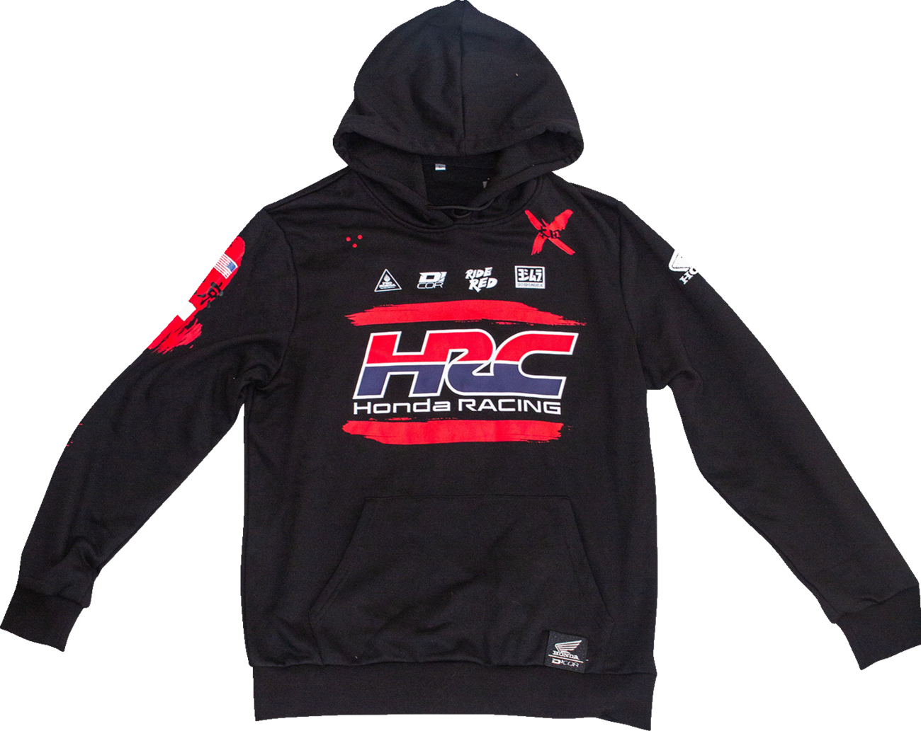 D'COR VISUALS Honda HRC Sweatshirt - Black - Large 85-210-3