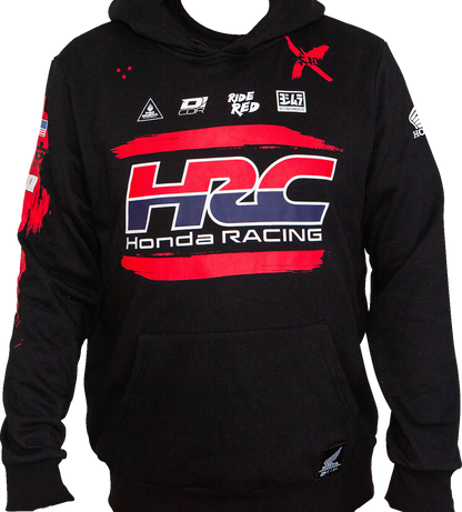 D'COR VISUALS Honda HRC Sweatshirt - Black - Medium 85-210-2