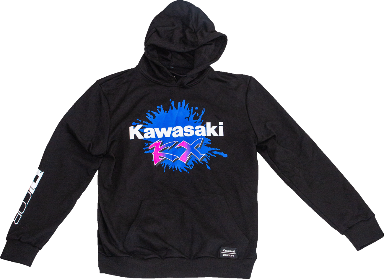 D'COR VISUALS Kawasaki Factory Sweatshirt - Black - XL 85-213-4