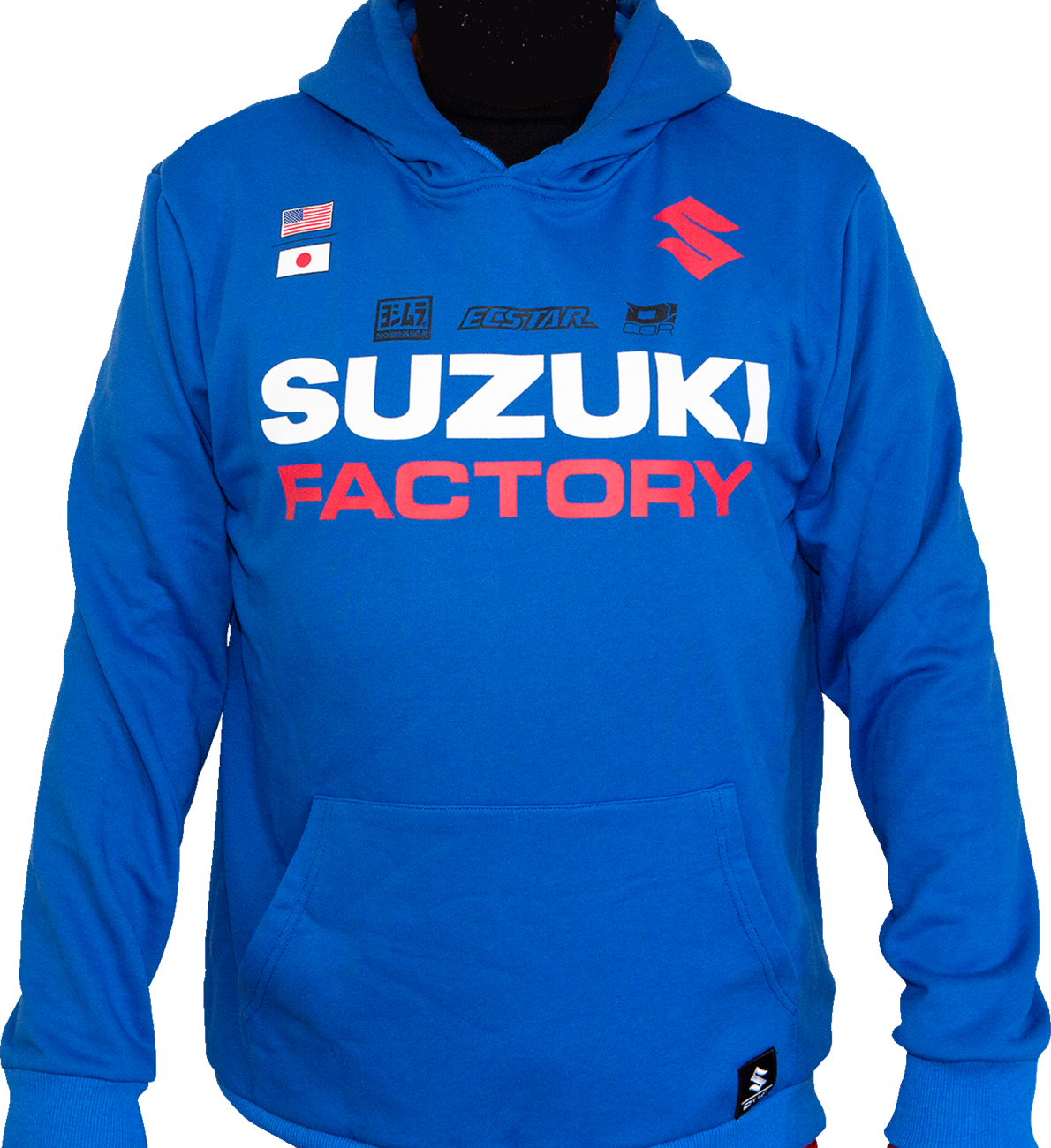 D'COR VISUALS Suzuki Factory Sweatshirt - Blue - Large 85-214-3