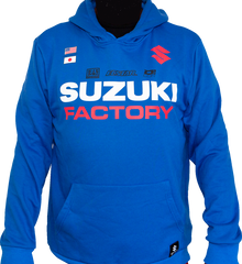 D'COR VISUALS Suzuki Factory Sweatshirt - Blue - XL 85-214-4