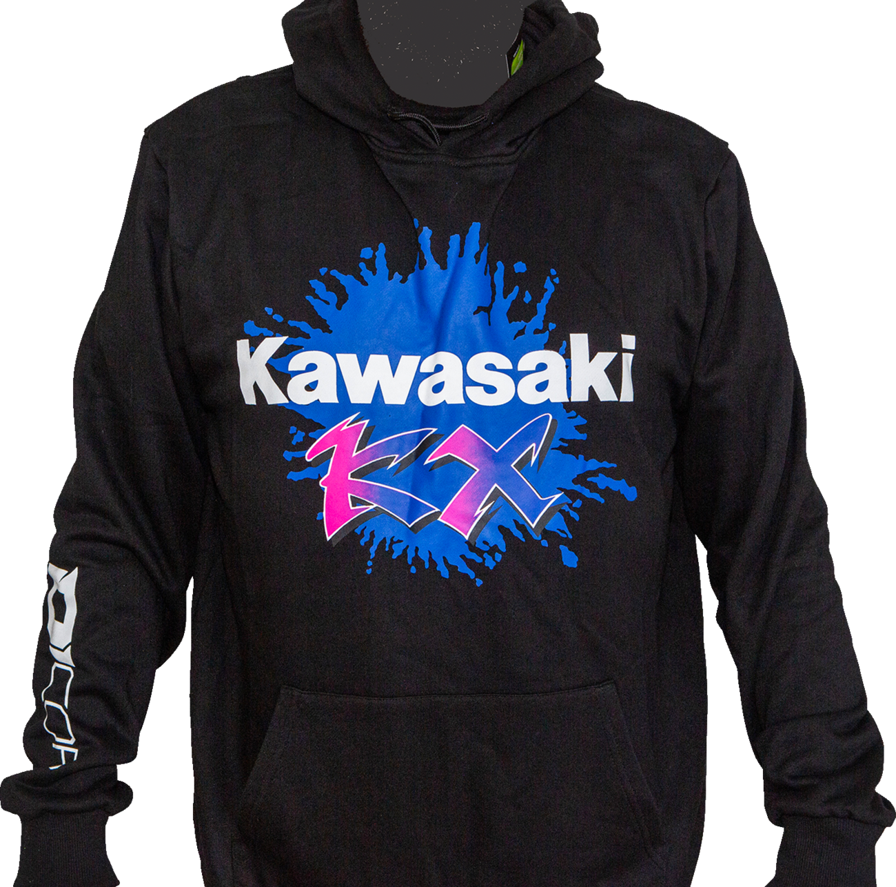 D'COR VISUALS Kawasaki Factory Sweatshirt - Black - XL 85-213-4