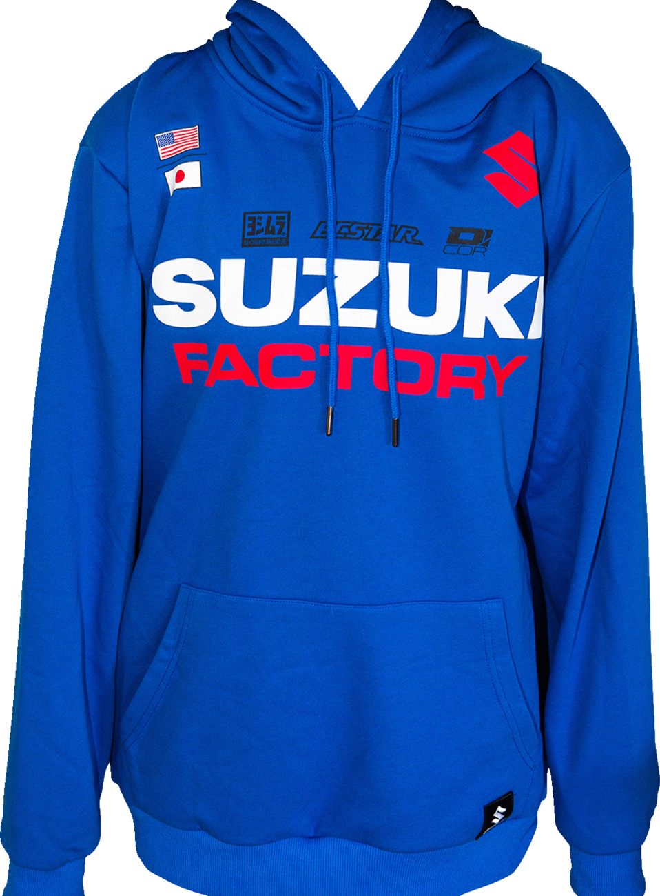 D'COR VISUALS Suzuki Factory Sweatshirt - Blue - XL 85-214-4