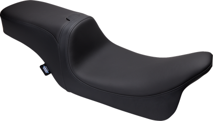 DRAG SPECIALTIES SEATS Predator 2-Up Seat - Solar Leather - Smooth - w/ Backrest Receptacle - FL '08-'23 0801-1501