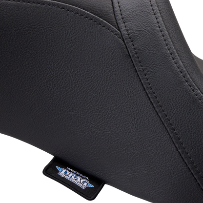 DRAG SPECIALTIES SEATS Predator 2-Up Seat - Vinyl - Smooth - w/o Backrest - FLH/FLTR '08-'24 0801-1499