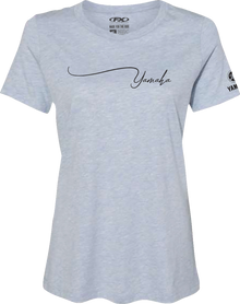 FACTORY EFFEX Women's Yamaha Signature T-Shirt - Light Heather Blue - XL 27-87246