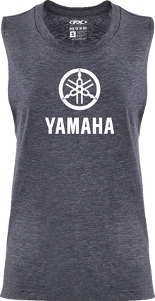 FACTORY EFFEX Women's Yamaha Idol Muscle Tank Top - Heather Navy - Small 27-87250