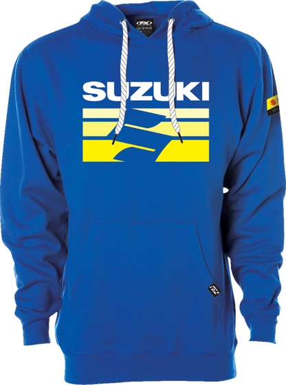 FACTORY EFFEX Suzuki Fade Pullover Hoodie - Royal - XL 27-88406