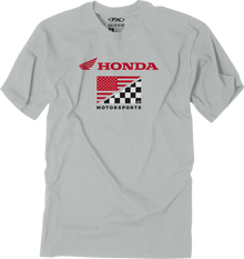 FACTORY EFFEX Honda Flag T-Shirt - Light Gray - 2XL 27-87318