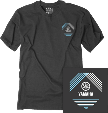 FACTORY EFFEX Yamaha Lined T-Shirt - Heather Charcoal - XL 27-87216