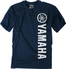 FACTORY EFFEX Yamaha Vertical T-Shirt - Heather Navy - Medium 27-87222