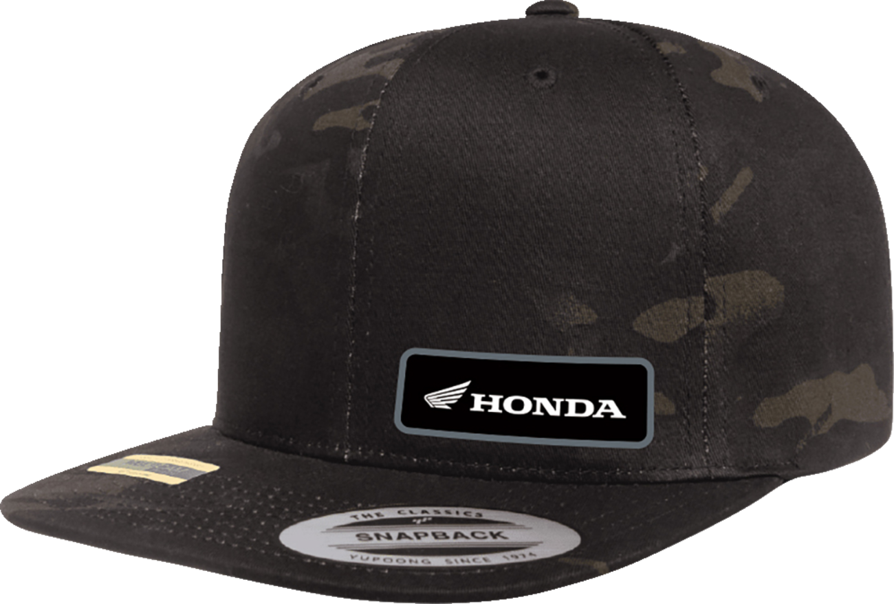 FACTORY EFFEX Honda Snapback Hat - Camo Black 27-86304