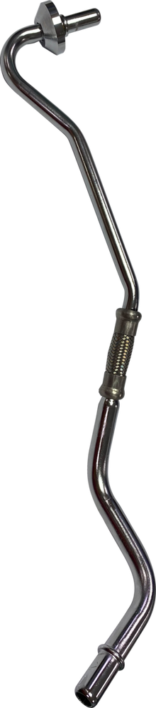 DRAG SPECIALTIES Oil Line - Return - Chrome - Softail T03-0161