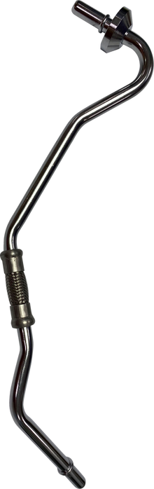 DRAG SPECIALTIES Oil Line - Vent - Chrome - Softail T03-0163