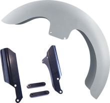 PAUL YAFFE BAGGER NATION Thicky Front Fender - 19" Wheel - With Black Adaptor - M8 Low Rider S/ST THICKY-19-LR-18L-SL