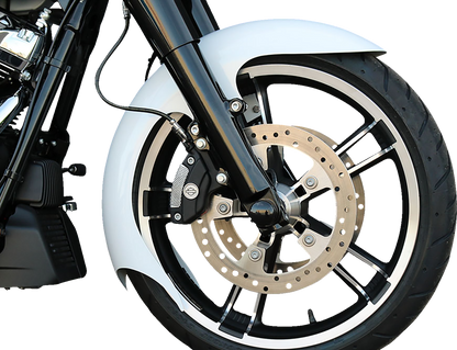 PAUL YAFFE BAGGER NATION Talon Front Fender - OEM - 16"-19" Wheel - With Satin Adapters - Touring Models TALON-OEM-S