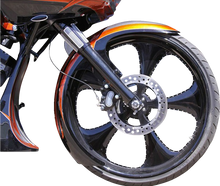 PAUL YAFFE BAGGER NATION DEI Front Fender - 21" Wheel - With Black Adapters DEI21-13E-B