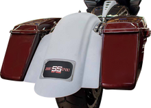 PAUL YAFFE BAGGER NATION Short Sport Rear Fender - With Black Plate Frame - Touring PYO:RF-SS-B