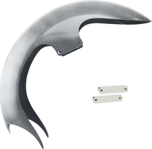 PAUL YAFFE BAGGER NATION Talon Front Fender - 23" Wheel - With Chrome Fender Adapters - Touring Models TALON23-14L-C