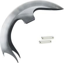 PAUL YAFFE BAGGER NATION Talon Front Fender - 26" Wheel - With Chrome Fender Adapters - Touring Models TALON26-14L-C