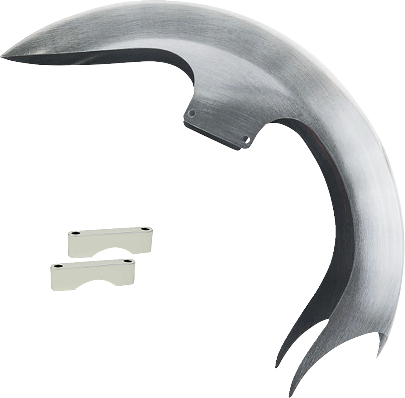 PAUL YAFFE BAGGER NATION Talon Front Fender - OEM - 16"-19" Wheel - With Chrome Adapters - Touring Models TALON-OEM-C