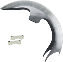 PAUL YAFFE BAGGER NATION Talon Front Fender - OEM - 16"-19" Wheel - With Chrome Adapters - Touring Models TALON-OEM-C