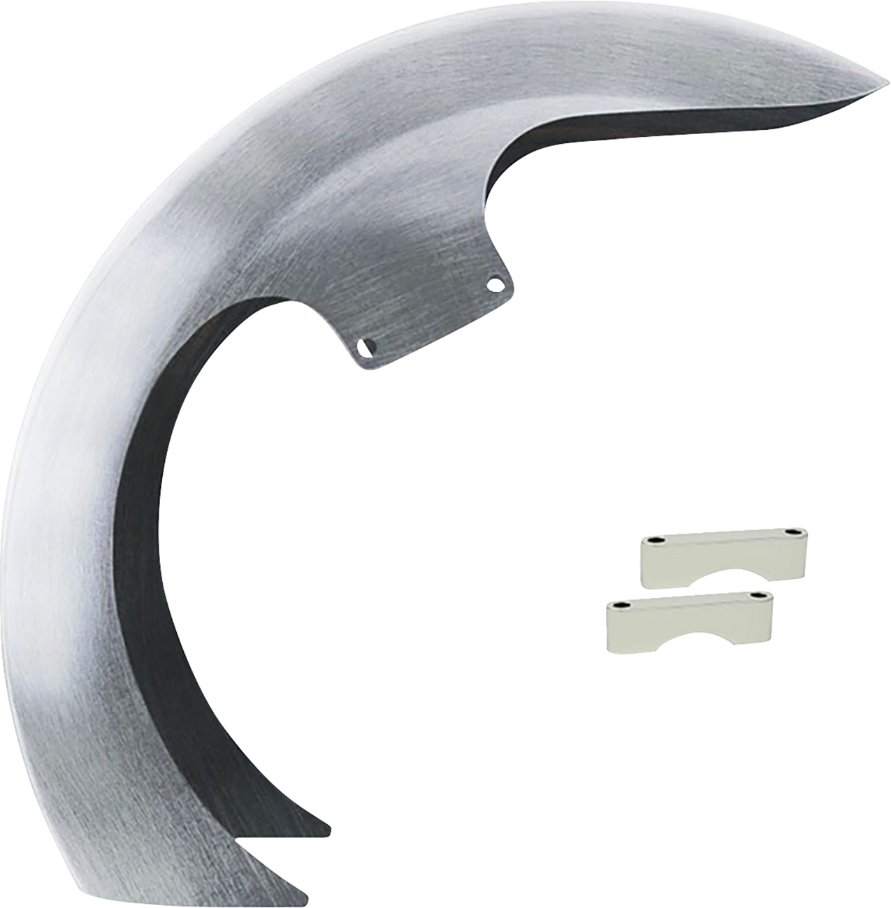 PAUL YAFFE BAGGER NATION DEI Front Fender - 23" Wheel - With Chrome Adapters DEI23-13E-C