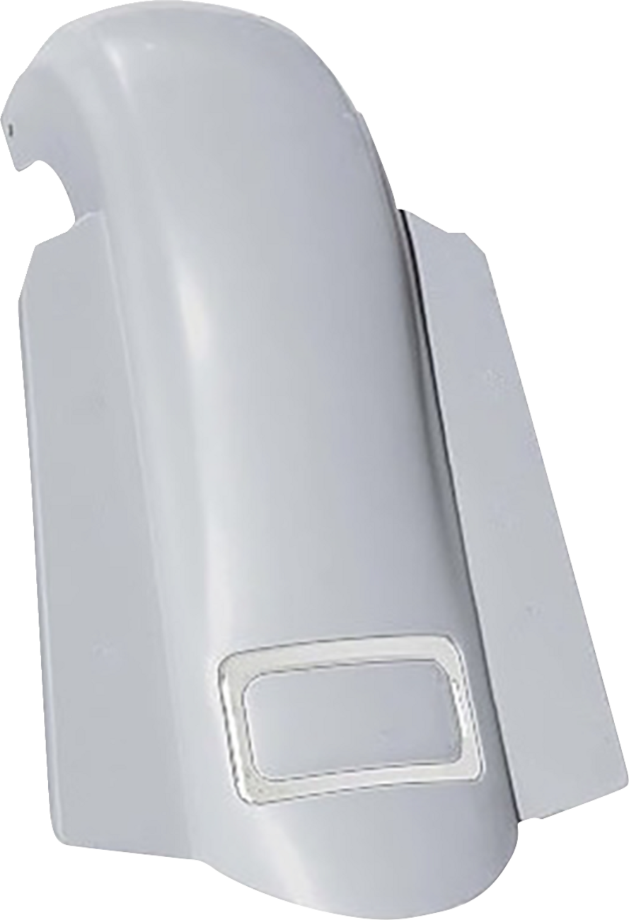 PAUL YAFFE BAGGER NATION Short Sport Rear Fender - With Chrome Plate Frame - Touring PYO:RF-SS-C