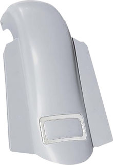 PAUL YAFFE BAGGER NATION Short Sport Rear Fender - With Chrome Plate Frame - Touring PYO:RF-SS-C