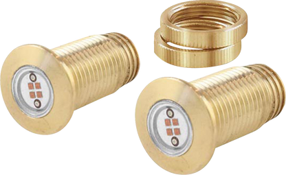 PAUL YAFFE BAGGER NATION Lightning Bolts Kit - Run/Brake/Turn - Brass PYO:BB-LB-BR