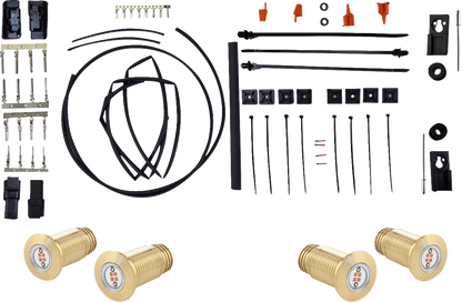 PAUL YAFFE BAGGER NATION Lightning Bolts Kit - Run/Brake/Turn - Brass PYO:BB-LB-BR