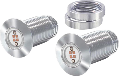 PAUL YAFFE BAGGER NATION Lightning Bolts Kit - Run/Brake/Turn - Silver PYO:BB-LB-S