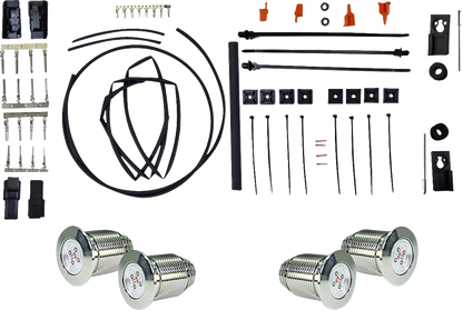 PAUL YAFFE BAGGER NATION Thunder Bolts Kit - Run/Brake/Turn - Black PYO:BB-TB-C