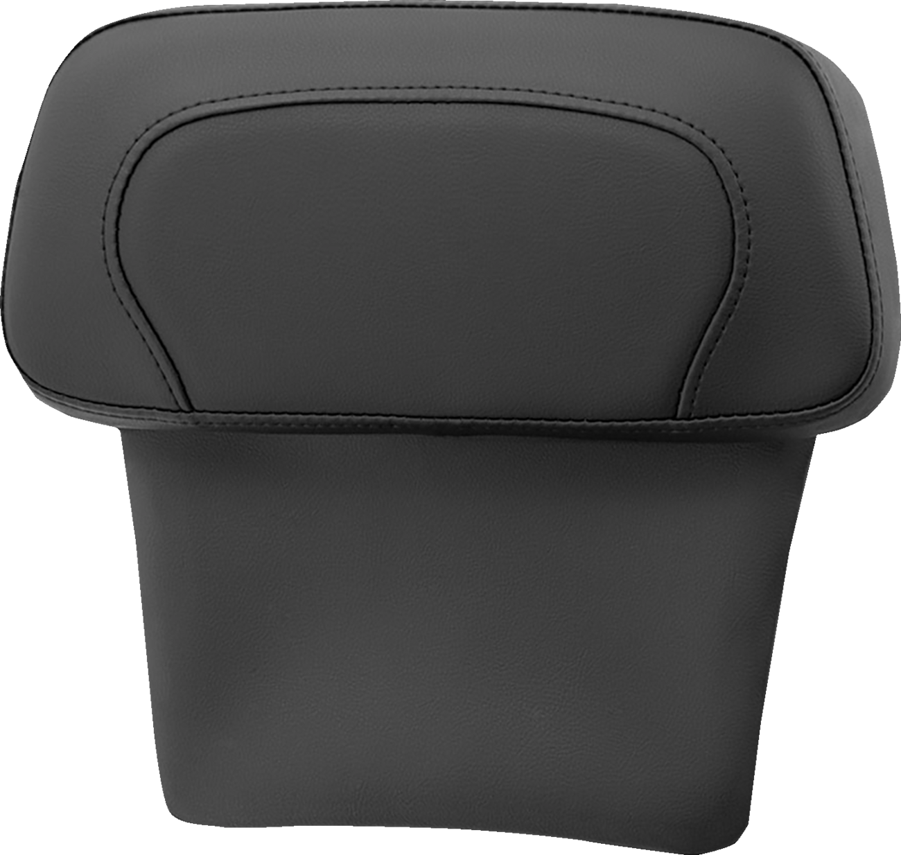 SADDLEMEN Chopped Tour Pak Backrest Pad - RoadSofa™ - Black w/ Black Stitch - FLT/FLH '14-'23 814-07-CPACK-RS
