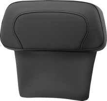 SADDLEMEN Chopped Tour Pak Backrest Pad - RoadSofa™ - Black w/ Black Stitch - FLT/FLH '14-'23 814-07-CPACK-RS