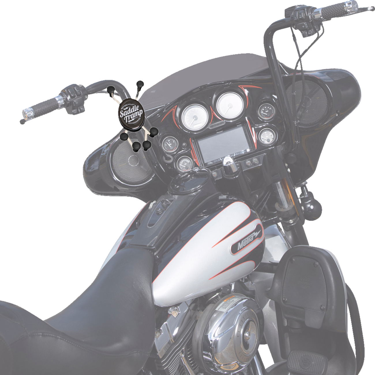 SADDLE TRAMP Hex-Grip Phone Mount - Handlebar BC-MC6FPM