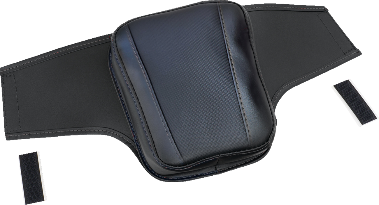 SHOW CHROME Ballistic Tank Pouch - Black w/ Black Stitch - Ryker '19-'23 H40-402CBK