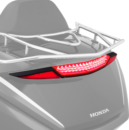SHOW CHROME LED Trunk Light - Red Lens - Black - GL1800 52-970RBK