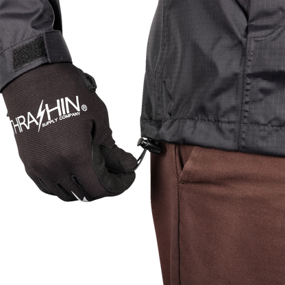THRASHIN SUPPLY CO. Mission WP Rain Jacket - Black - Medium TMJ-15-09