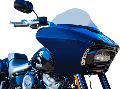 PAUL YAFFE BAGGER NATION Sharknado® Fairing - 9" Windshield - Harley-Davidson PYO:SFK-SG-9