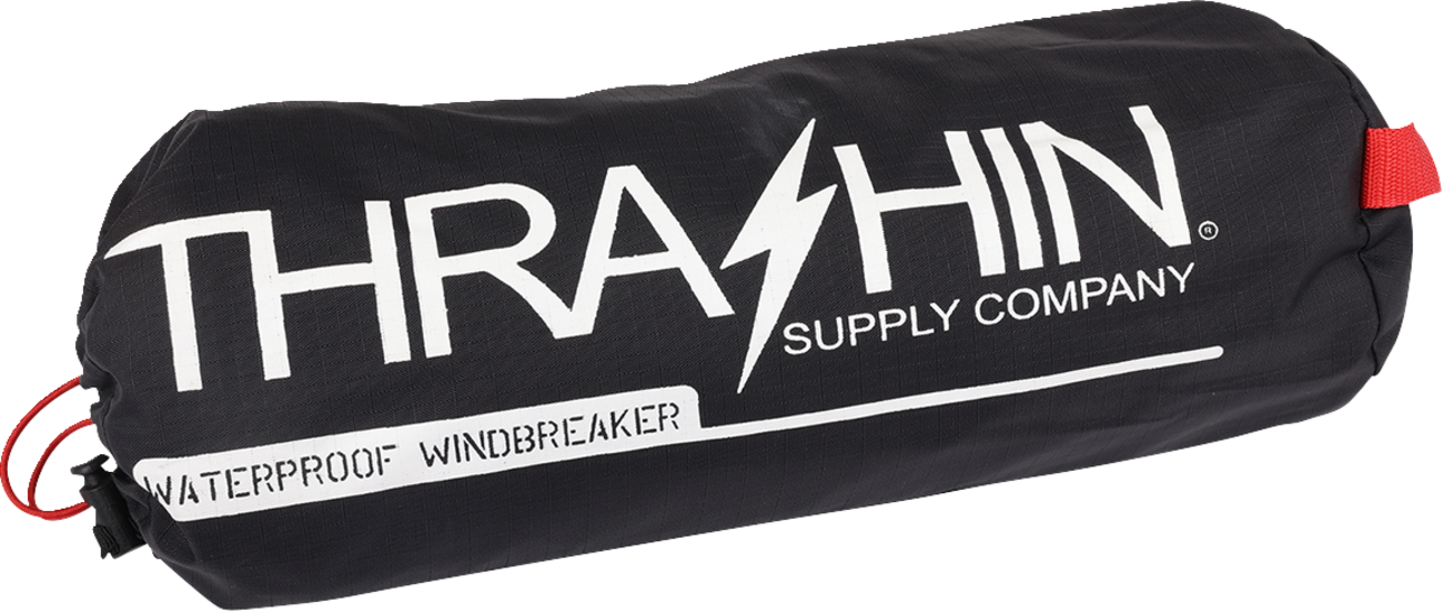 THRASHIN SUPPLY CO. Mission WP Rain Jacket - Black - Medium TMJ-15-09