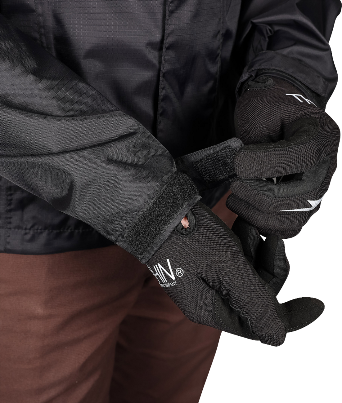 THRASHIN SUPPLY CO. Mission WP Rain Jacket - Black - 2XL TMJ-15-12