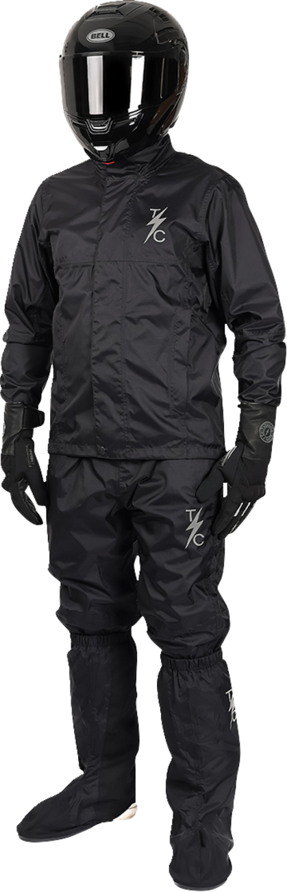 THRASHIN SUPPLY CO. Mission WP Rain Jacket - Black - 3XL TMJ-15-13