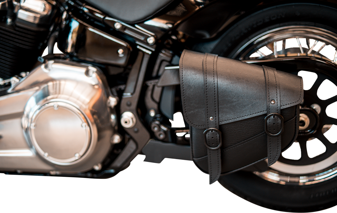 WILLIE & MAX LUGGAGE Blackjack Swingarm Bag - Triangulated - Black 59776-05