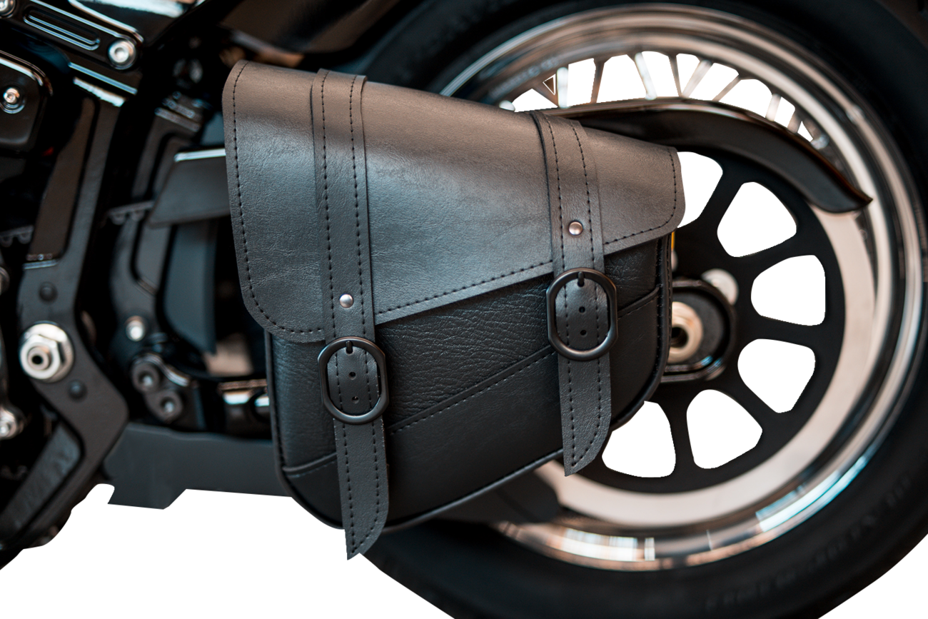 WILLIE & MAX LUGGAGE Blackjack Swingarm Bag - Triangulated - Black 59776-05