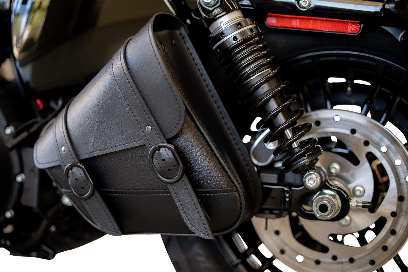 WILLIE & MAX LUGGAGE Blackjack Swingarm Bag - Dual Shock - Black 59778-05